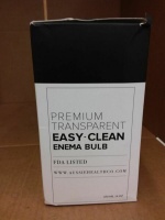 Premium Transparent Easy-Clean Enema Bulb